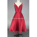 Red V Neck Prom Dresses for Women